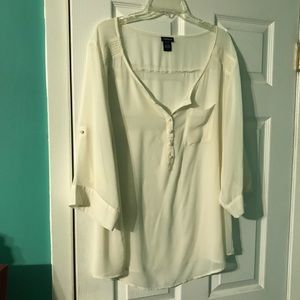 Cream colored blouse